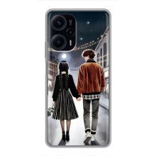 Чехол с дизайном Венздей 2 на Xiaomi POCO F5 – Уэнсдей и Тайлер