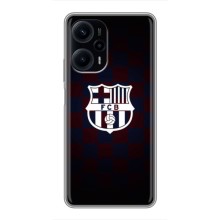 Чехол с картинкой ФК Барселона на Поко Ф5 (Лого FCB)