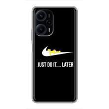 Чохол з логтипом Найк на Xiaomi POCO F5 – Nike just do it