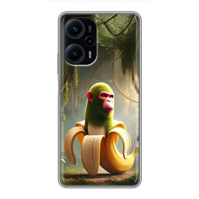 Чехол с мемами тралалело тралала для Xiaomi POCO F5 – Шимпанзини бананини