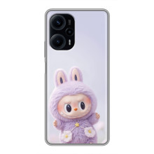 Чохол з принтом Лабубу для Xiaomi POCO F5 – Фіолетовий Лабубу