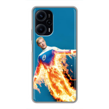 Чехол с принтом Фантастическая четверка для Xiaomi POCO F5 – Человек-Факел