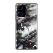 Новогодние, Праздничные Чехлы для Xiaomi POCO F5 - 2024 год (Hello winter)