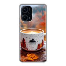 Чехол с уникальным дизайном «Осень с кофе» для Xiaomi POCO F5 – Кофе на природе