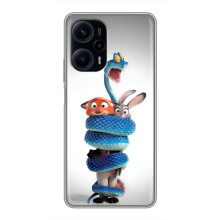 Силиконовый чехол с принтом Зоотрополіс для Xiaomi POCO F5 – Змея Зоо