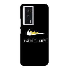 Силиконовый Чехол на Xiaomi POCO F5 с картинкой Nike (Later)