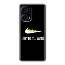 Силиконовый Чехол на Xiaomi POCO F5 с картинкой Nike (Later)