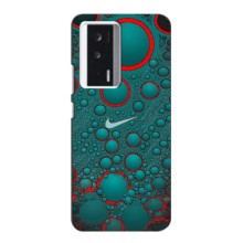 Силиконовый Чехол на Xiaomi POCO F5 с картинкой Nike (Найк зеленый)