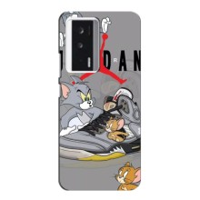 Силиконовый Чехол Nike Air Jordan на Поко Ф5 – Air Jordan
