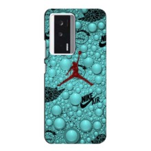 Силиконовый Чехол Nike Air Jordan на Поко Ф5 (Джордан Найк)