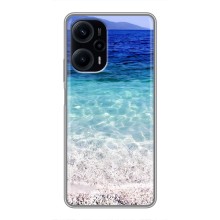 Силіконовий чохол з КАРТИНКАМИ літо для Xiaomi POCO F5 (AlphaPrint) (Море)