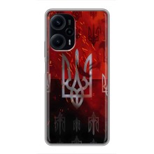 Украинские Чехлы для Xiaomi POCO F5 с картинкой УПА (AlphaPrint) (ГЕРБ УПА)