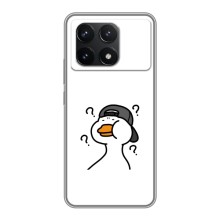 Бампер с принтом Мемы для Xiaomi POCO F6 Pro (Непонимание)