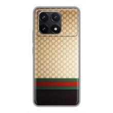 Чехлы Бренд GUCCI для Xiaomi POCO F6 Pro – Фон Гуччи
