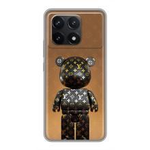 Чохли для Xiaomi POCO F6 Pro - Bearbrick Louis Vuitton (PREMIUMPrint) (Bearbrick)