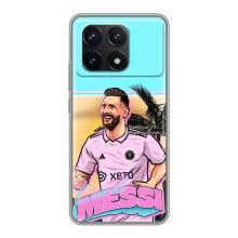 Чохли для Поко Ф6 Про - Лео Мессі Маямі (Майами Месси)