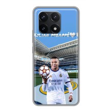 Чехол (TPU) с Футболистом на Xiaomi POCO F6 Pro (Mbappe Real)