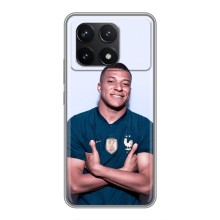 Чехол (TPU) с Футболистом на Xiaomi POCO F6 Pro (Мбаппешичка)