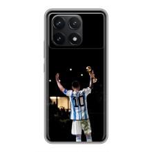 Чехлы Лео Месси Аргентина для Xiaomi POCO F6 Pro – Лео Чемпион