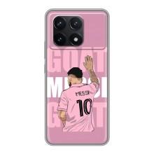 Чехлы Лео Месси в Майами на Xiaomi POCO F6 Pro (GOAT MESSI)