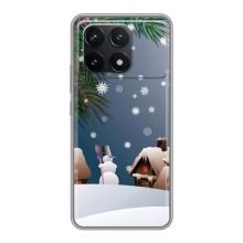 Чехлы на Новый Год Xiaomi POCO F6 Pro – Зима