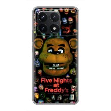 Чехлы Пять ночей с Фредди для Поко Ф6 Про (Freddy)
