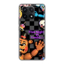 Чехлы Пять ночей с Фредди для Поко Ф6 Про (Freddy's)