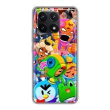 Чехлы Brawl Stars для Xiaomi POCO F6 Pro (AlphaPrint)