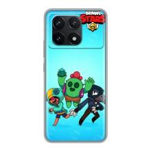 Чехлы Brawl Stars для Xiaomi POCO F6 Pro (AlphaPrint)