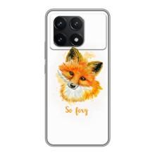 Чехлы с картинкой Лисички для Xiaomi POCO F6 Pro (VPrint)