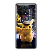 Чохли з крутими принтами для Xiaomi POCO F6 Pro - (PREMIUMPrint) (Пикачу)