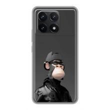 Чехлы с Обезьянами NFT для Xiaomi POCO F6 Pro (AlphaPrint)