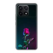 Чохли з принтом Троянд для Xiaomi POCO F6 Pro – Нічна троянда