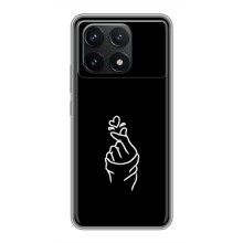 Чехлы (Знак сердечка) на Xiaomi POCO F6 Pro (Знак Сердечка)