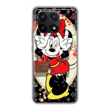 Чехол Disney Mouse Xiaomi POCO F6 Pro (PREMIUMPrint) (Минни peace)