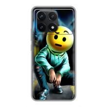 Чохол для Поко Ф6 Про - (AlphaPrint) з принтом (ТОП продажів) (Хлопець смайл)