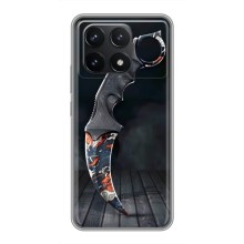Чехол КИБЕРСПОРТ для Xiaomi POCO F6 Pro (Кинжал КС ГО)