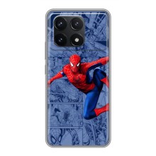 Силиконовый Чехол для Xiaomi POCO F6 Pro (Человек Паук)