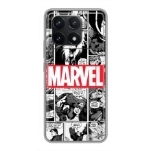 Силиконовый Чехол для Xiaomi POCO F6 Pro (Комикс Марвел)