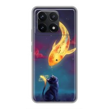 Чехол на тематику: Коты для Xiaomi POCO F6 Pro (Встреча)