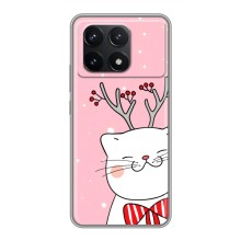 Чехол на тематику: Коты для Xiaomi POCO F6 Pro (Зимний кот)