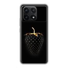 Чохол з зображенням смачної їжі для Xiaomi POCO F6 Pro – Чорна полуниця