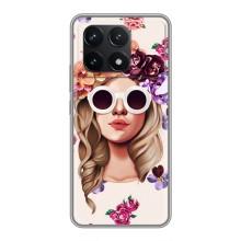 Чехол с картинкой Модные Девчонки Xiaomi POCO F6 Pro (Девушка в очках)