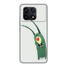 Чехол с картинкой "Одноглазый Планктон" на Xiaomi POCO F6 Pro (Милый Планктон)