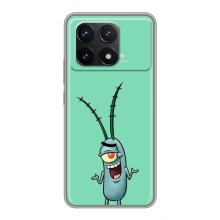 Чехол с картинкой "Одноглазый Планктон" на Xiaomi POCO F6 Pro (Планктон)