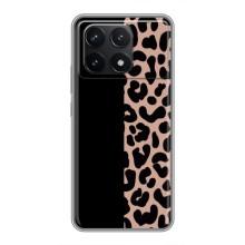 Чохол з леопардовим принтом на Xiaomi POCO F6 Pro – Леопардовий фон