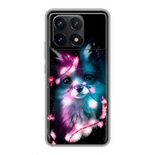 Чехол с Лисичкой для Xiaomi POCO F6 Pro – Черная Лиса