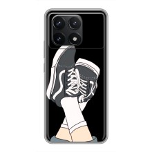 Чехол с Прикольным принтом на Xiaomi POCO F6 Pro – Кеды