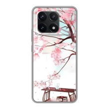 Чехол с принтом САКУРЫ на Xiaomi POCO F6 Pro – Чайная церемония