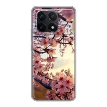 Чехол с принтом САКУРЫ на Xiaomi POCO F6 Pro – Цветущая сакура